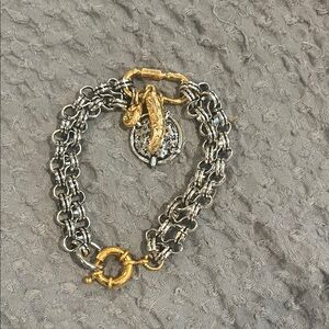 Zara Dual-Tone Chain Bracelet